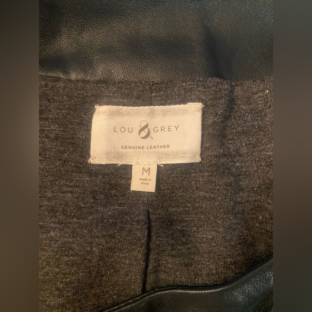 Lou & Grey Genuine Leather Jacket - Picture 9 of 10